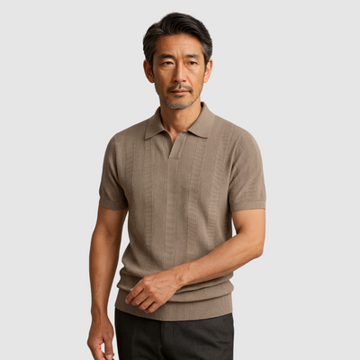 SANJI | クラシックストライプポロシャツ