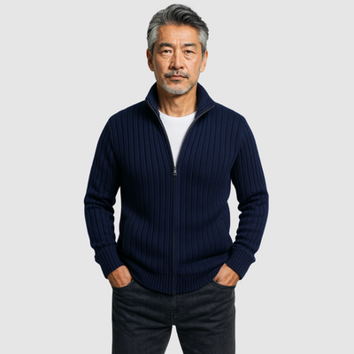 GIORGIO | 贅沢なコットンニットカーディガン