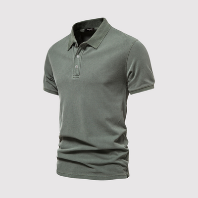 LAWRENCE | ウォッシュ加工の高級ポロシャツ