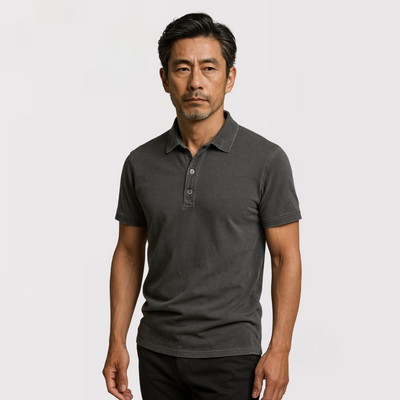 LAWRENCE | ウォッシュ加工の高級ポロシャツ