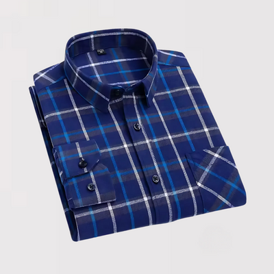 KAZAMA | リラックスフィットチェックシャツ