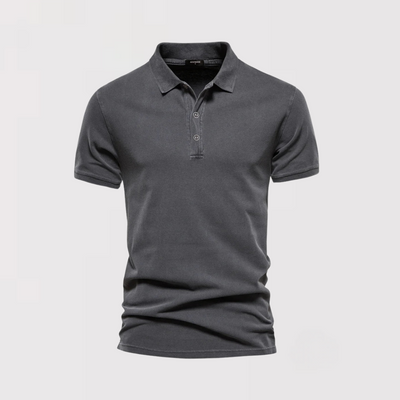 LAWRENCE | ウォッシュ加工の高級ポロシャツ