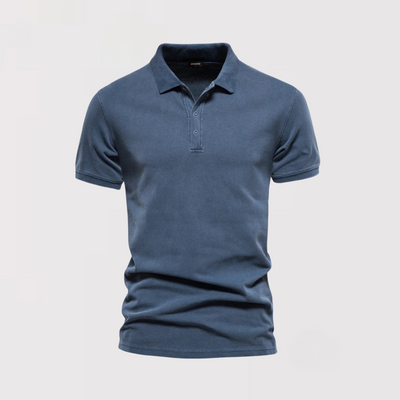 LAWRENCE | ウォッシュ加工の高級ポロシャツ