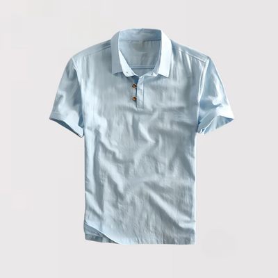 ATSUSHI | サマーリネンポロシャツ