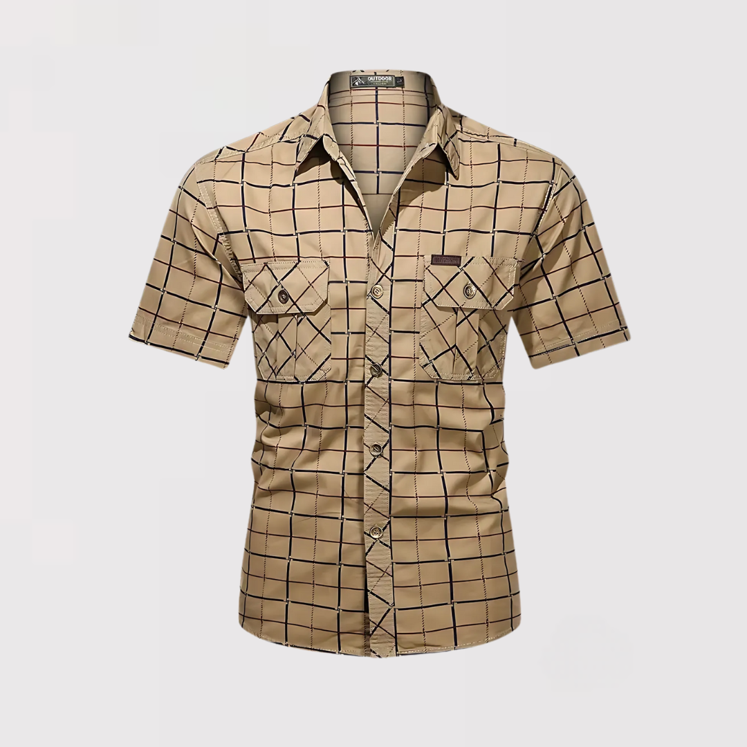 HARUHITO | エレガントチェックシャツ