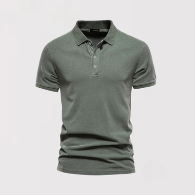 LAWRENCE | ウォッシュ加工の高級ポロシャツ