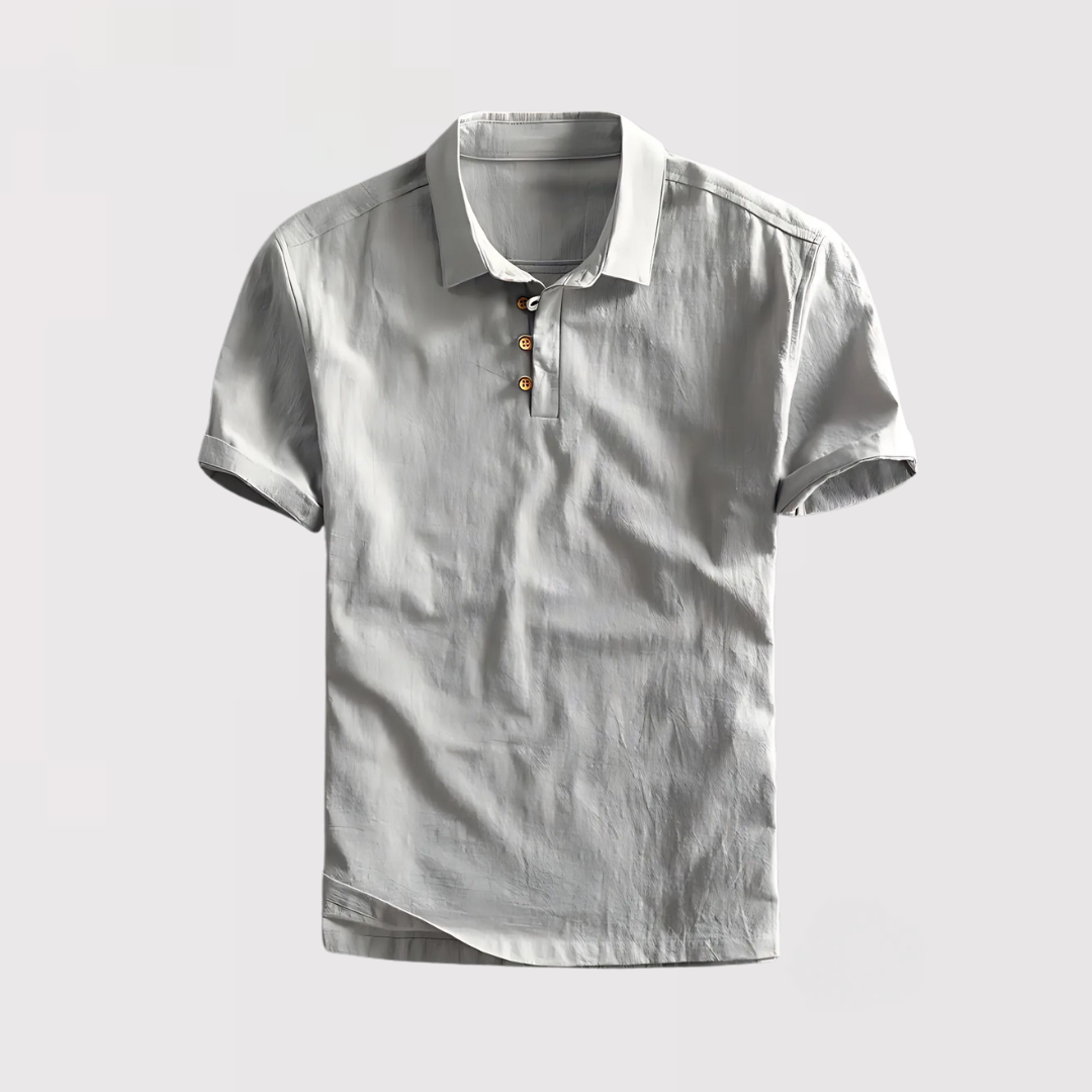 ATSUSHI | サマーリネンポロシャツ