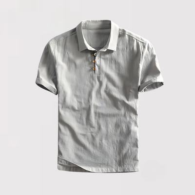 ATSUSHI | サマーリネンポロシャツ