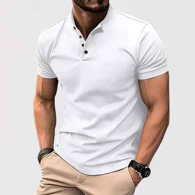 JIGO | カジュアルヘンリーポロシャツ