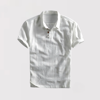 ATSUSHI | サマーリネンポロシャツ