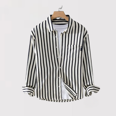 KENJAKU | ソフトストライプシャツ