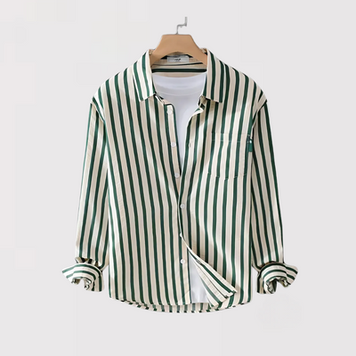 KENJAKU | ソフトストライプシャツ