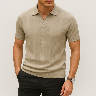 SANJI | クラシックストライプポロシャツ