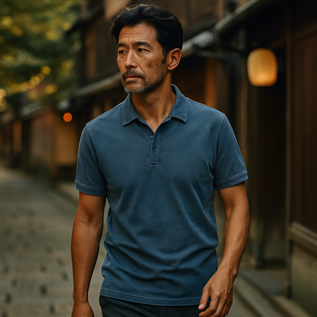 LAWRENCE | ウォッシュ加工の高級ポロシャツ