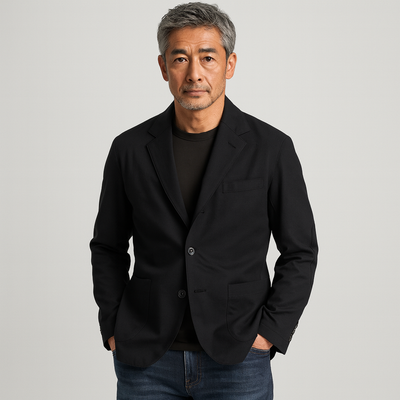 MAHITO | 通気性のあるコットンブレザー