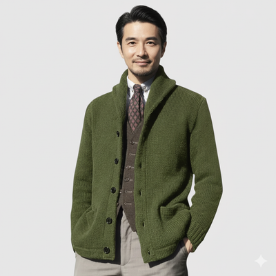 JUNPEIH | プレミアム・ボタン・セーター