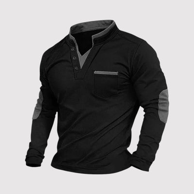 STEEVE | 快適なVネック・スウェットシャツ