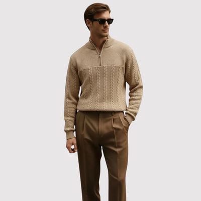 YUUSEI | プレミアム・ハーフジップ・プルオーバー