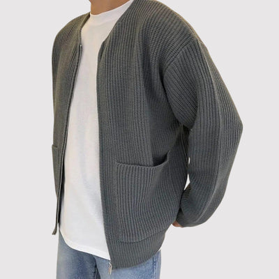 FUMIHIRO | プレミアムジップニットセーター