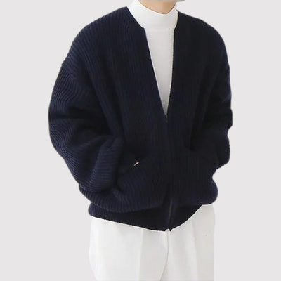 FUMIHIRO | プレミアムジップニットセーター