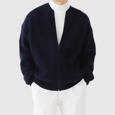 FUMIHIRO | プレミアムジップニットセーター